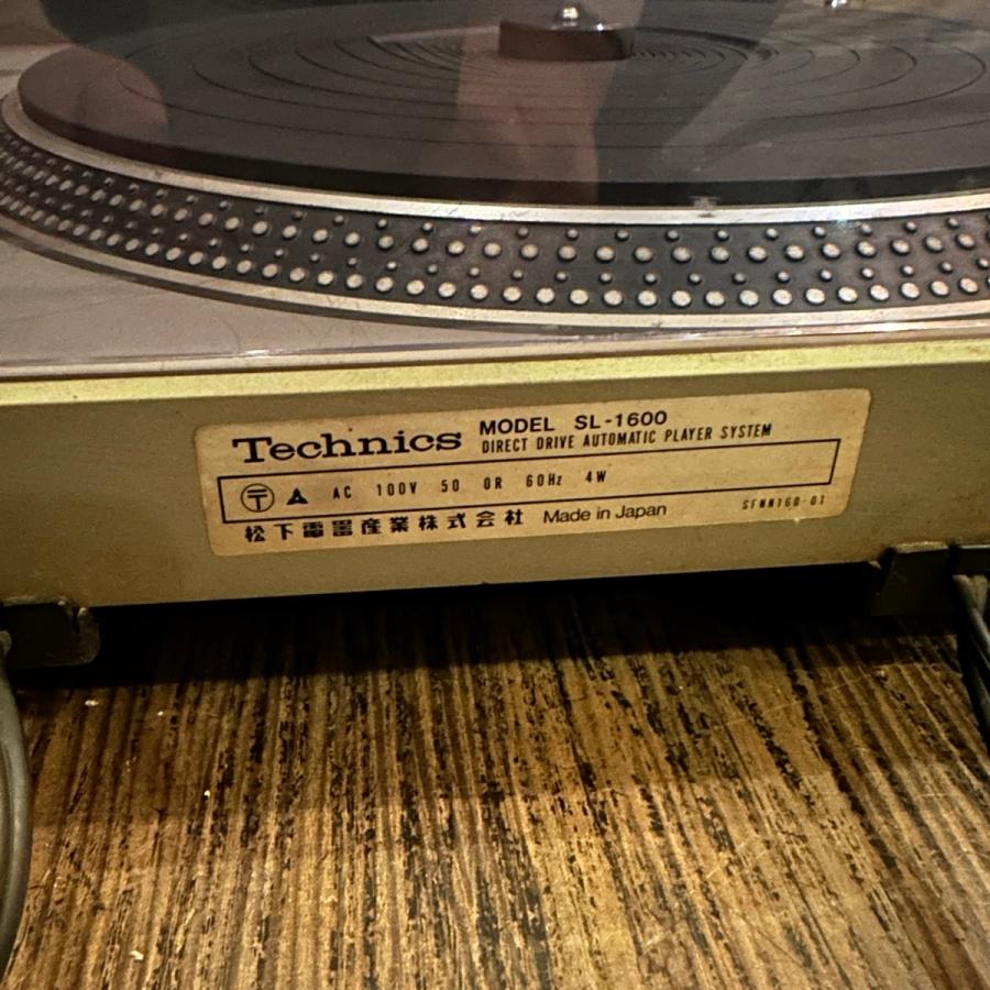Technics（テクニクス） Technics SL-1600 ダイレクトドライブ方式