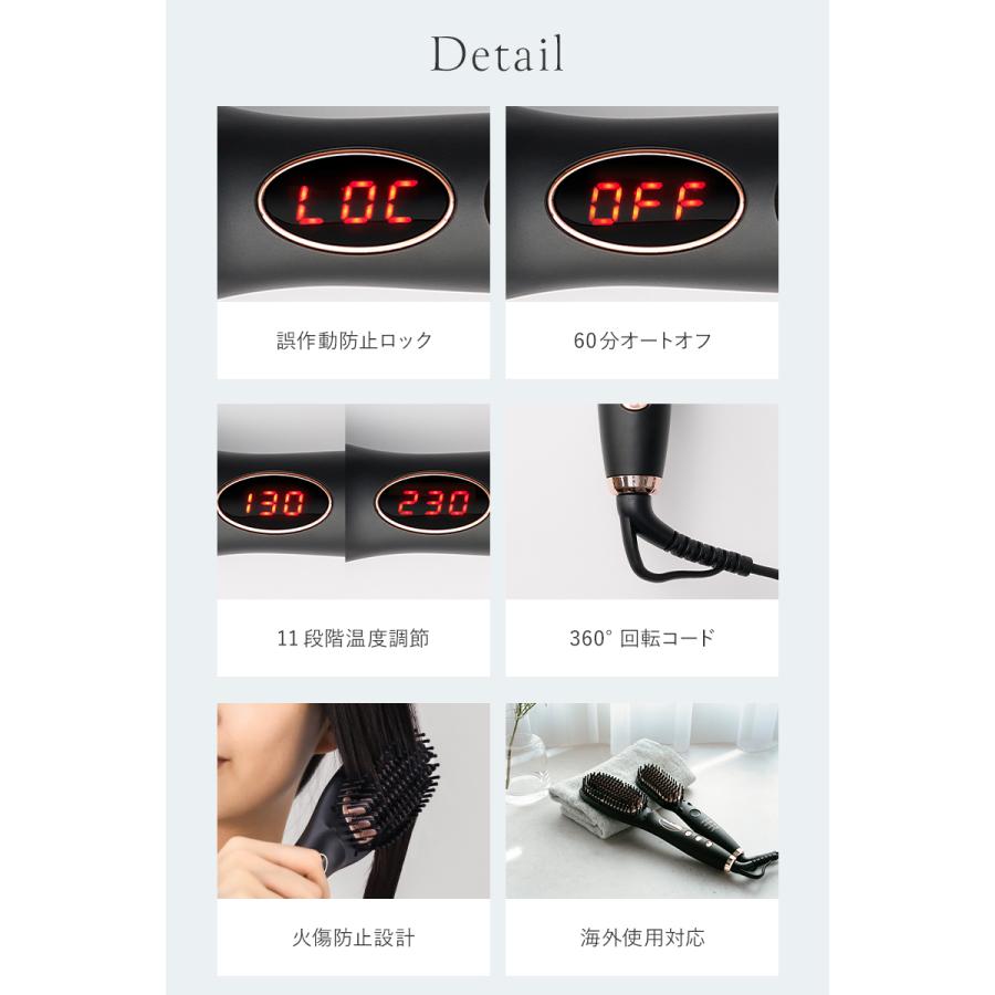 Lupilina 1,000円OFF☆【 プラズマイオンに進化 】 ヒートブラシ