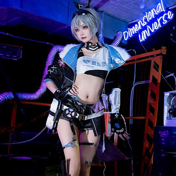 崩壊：スターレイル 銀狼 ぎんろう コスプレ衣装 コスプレ ウィッグ 靴
