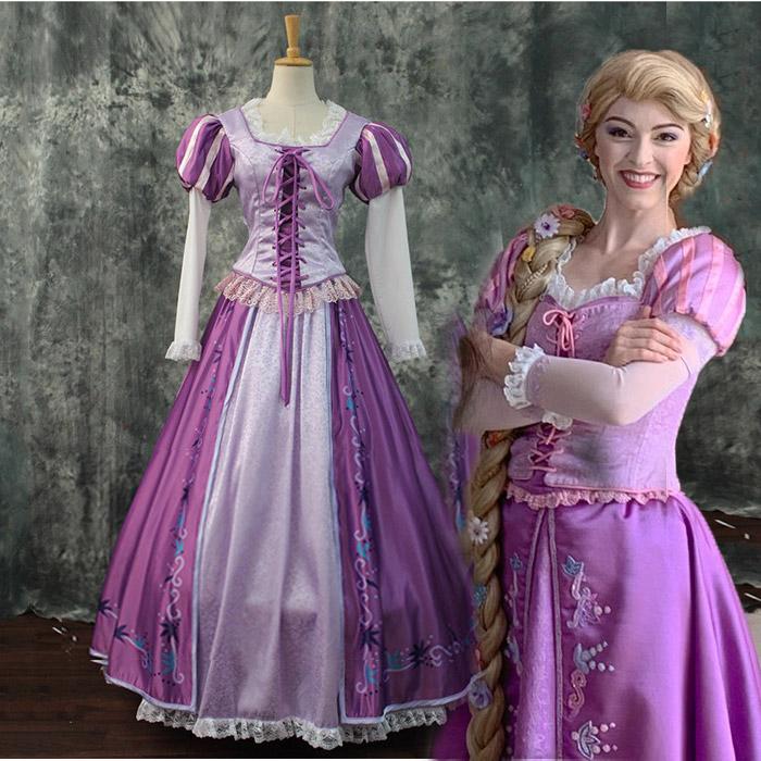 ディズニー ラプンツェル コスプレ衣装 ドレス ワンピース Disney仮装