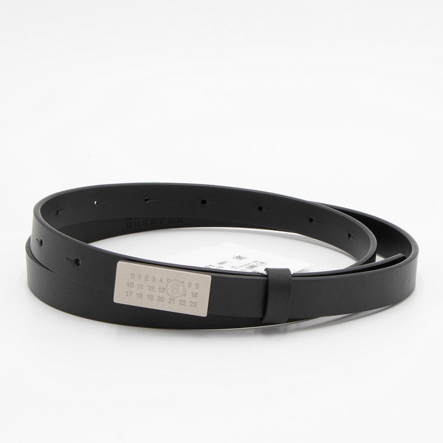 MM6 エムエムシックスメゾンマルジェラ ベルト ブラック NUMERIC BELT