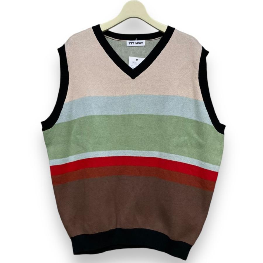 TTT MSW 22AW ニットベスト XLサイズ TTT-2022AW-KT02 ティーモダン