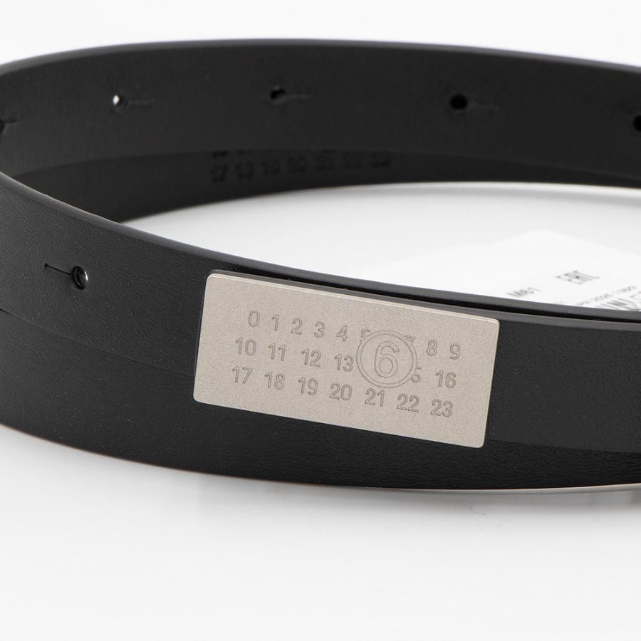 MM6 エムエムシックスメゾンマルジェラ ベルト ブラック NUMERIC BELT