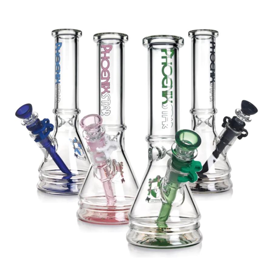 喫煙具 ガラスボング PHOENIX STAR グリップカラーボング Glass Bong