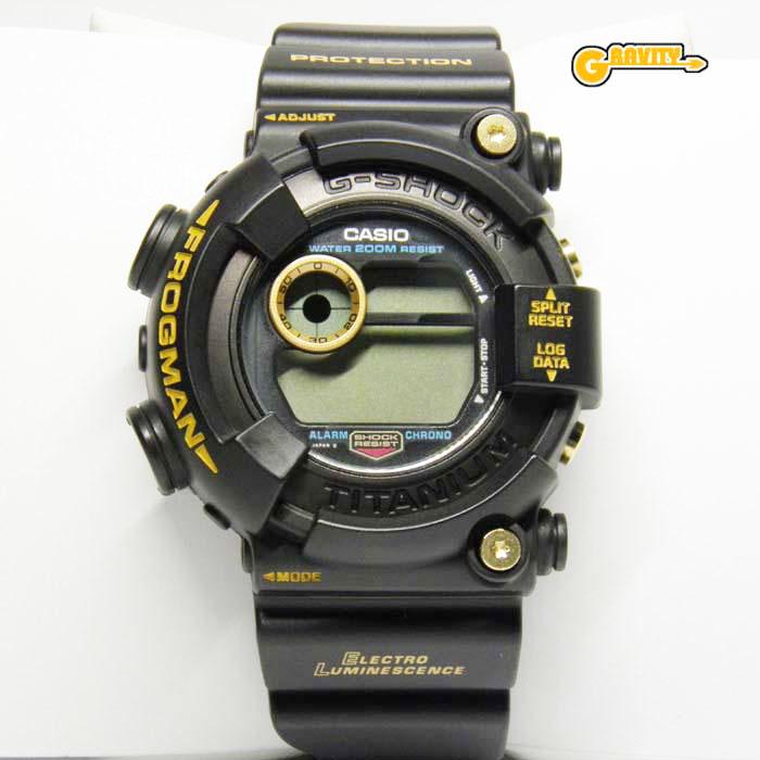 G-SHOCK DW-8200B-9A ゴールドチタンフロッグマン(FROGMAN) 黒金蛙