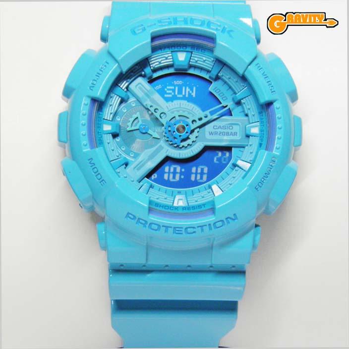 G-SHOCK GA-110B-2JF Hyper Colors(ハイパーカラーズ)ブルーモデル