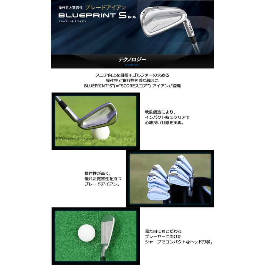 PING ブループリントS アイアンセット 7本+S159ウェッジセット PING