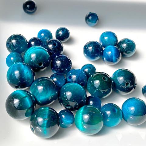 ブルータイガーアイ 青 マリンブルー 虎目石 天然石 パワーストーン
