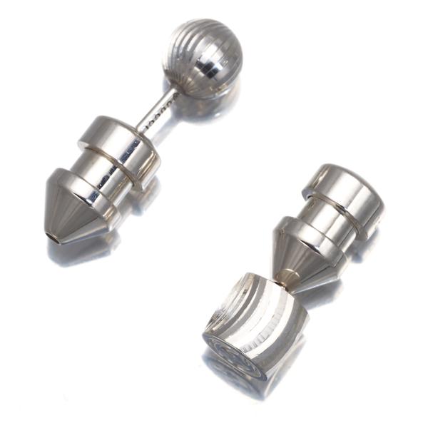 GUCCI（グッチ） ピアス インターロッキング アシンメトリー シルバー