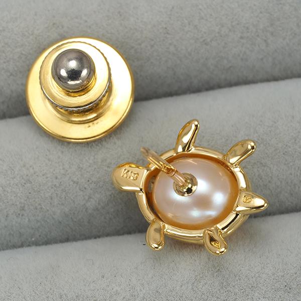 MIKIMOTO（ミキモト） ブローチ パール 真珠 6.6mm 亀 カメ アニマル