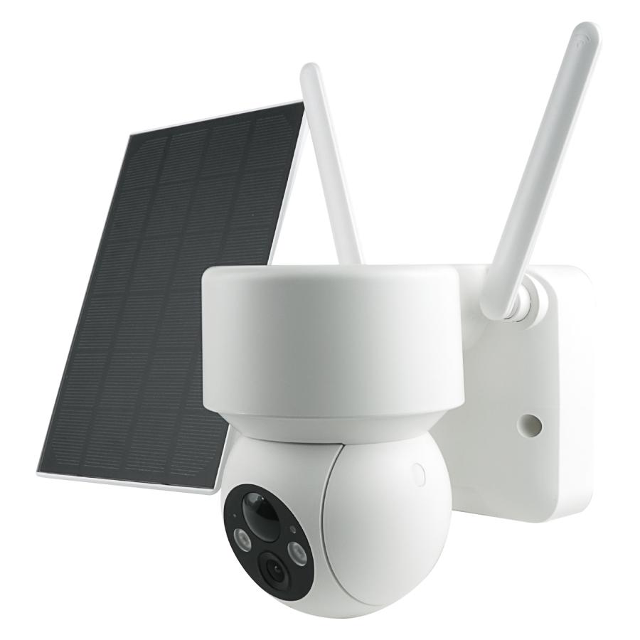 防犯カメラ付き屋外ソーラーライト【1160ルーメン】ワイヤレス/WIFI