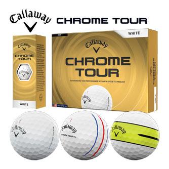 Callaway（キャロウェイ） CHROME TOUR ゴルフボール [12球入り] 2026