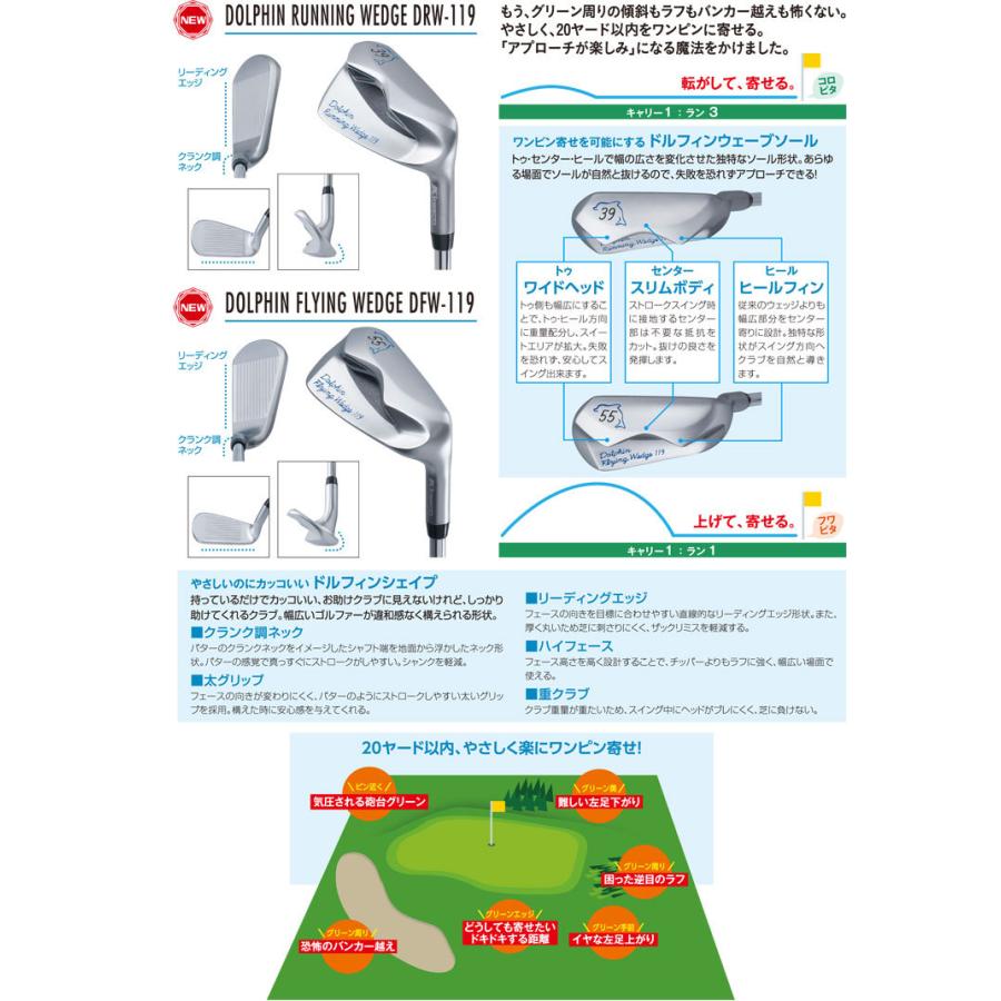 Dolphin Wedge キャスコ ドルフィン ランニング ウエッジ DRW-119
