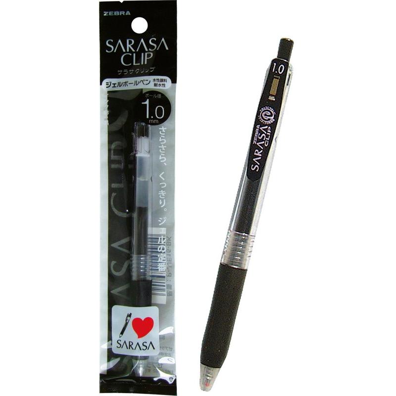 クーポン対象】ゼブラ サラサクリップ ジェル ボールペン 1.0mm 極太