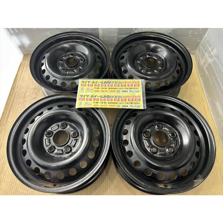 フリード HONDA 純正スチールホイール 15 5.5j +50 ブラック 黒 5穴