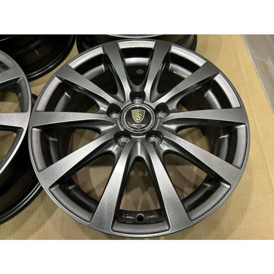 マナレイ MID MANARAY SPORT ES アルミホイール 15 6j +45 ガンメタ 系