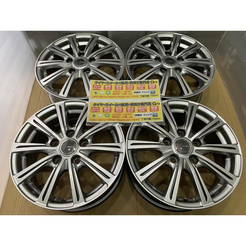 ヨコハマ Millous アルミホイール 15 6j +53 シルバーメタリック 銀 系