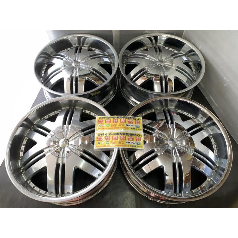 DIP アルミホイール 24インチ 9j +30 メッキ 5穴 150 USA DOT-T