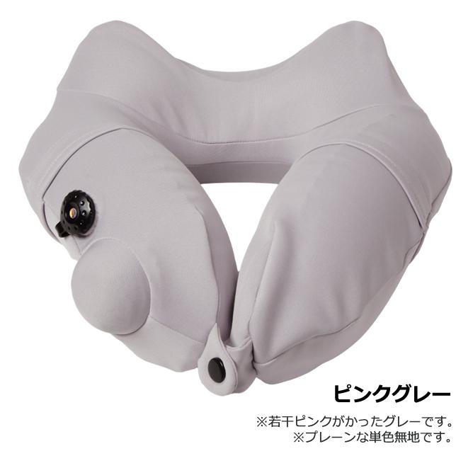 ソロツーリスト ネックピロー 押すだけ 膨らむ ポンプ式 エアピロー