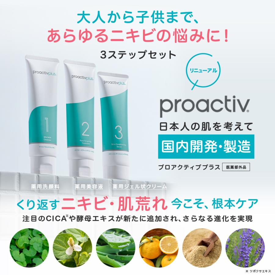 プロアクティブ＋ 5%OFF☆NEW ニキビケア ニキビ跡 スマートセット 90