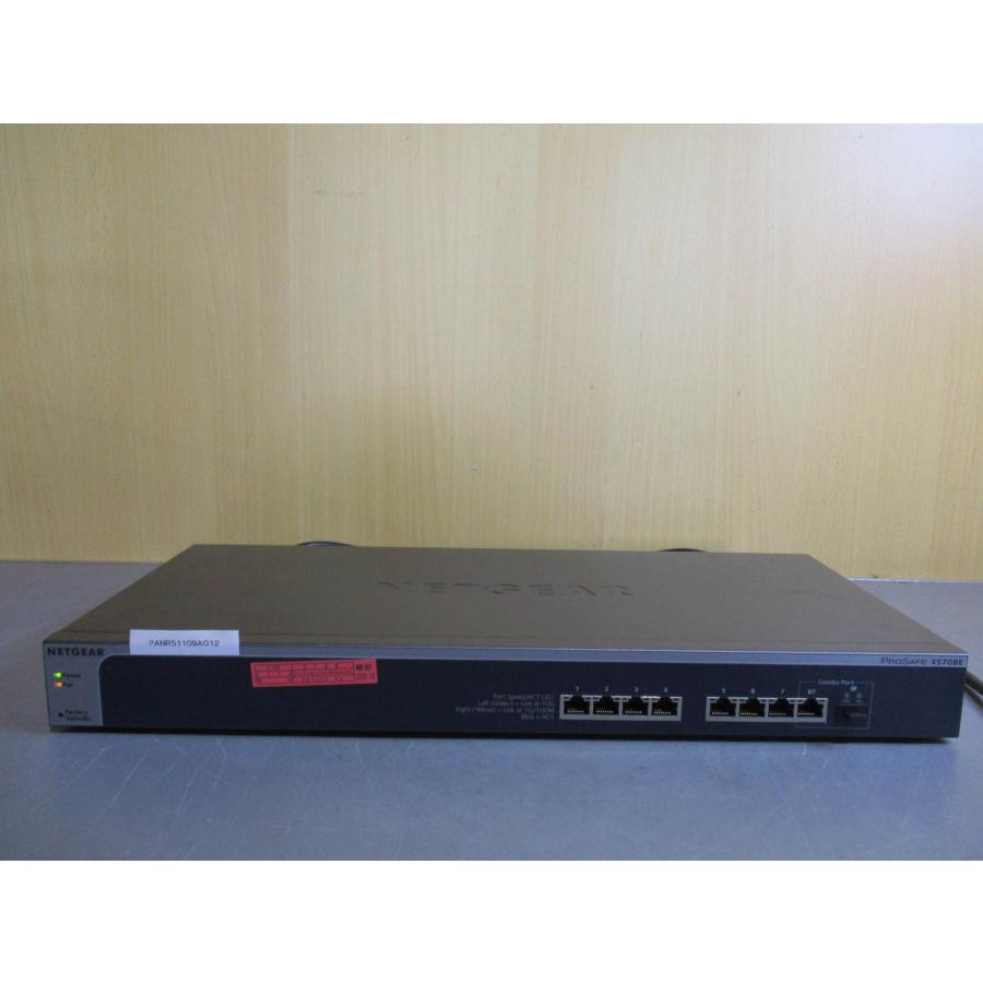 中古 NETGEAR PROSAFE 8-PORT 10-GIGABIT ETHERNET WEB MANAGED SWITCH