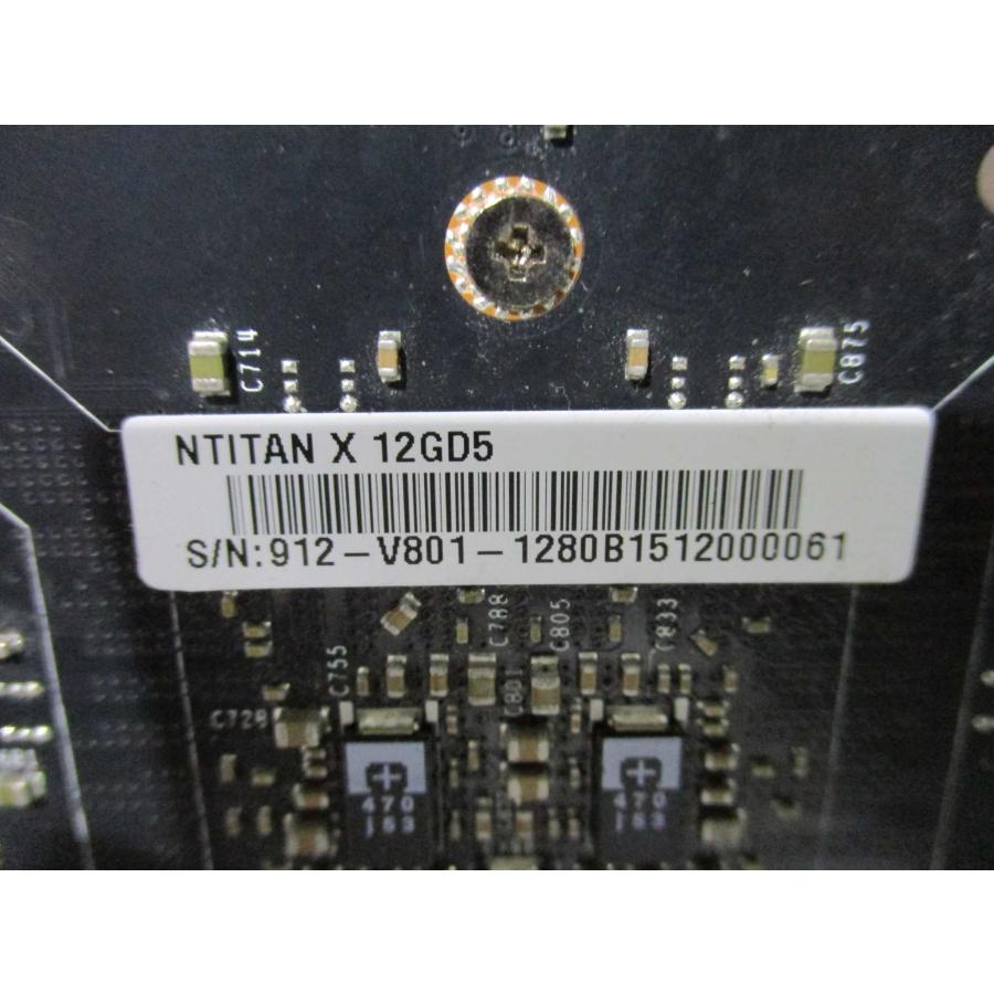 中古 NVIDIA MSI GeForce GTX TITAN X 12GB グラフィックボード