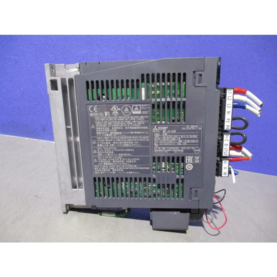 中古 MITSUBISHI MR-J4-40B ACサーボアンプ 400W (LBXR70708B128