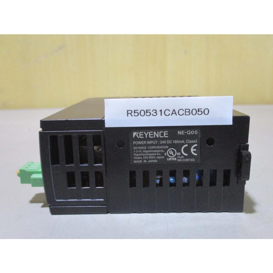 中古 KEYENCE NE-Q05 EtherNet/IP対応イーサネットスイッチ5ポート