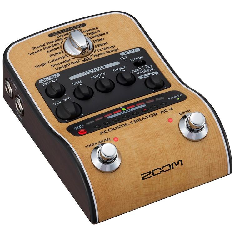 ズーム（zoom） ZOOM AC-2 Acoustic Creator | アコギ用プリアンプ