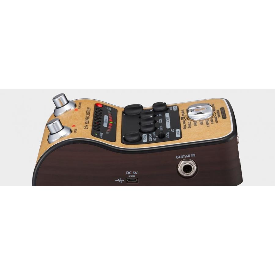ズーム（zoom） ZOOM AC-2 Acoustic Creator | アコギ用プリアンプ