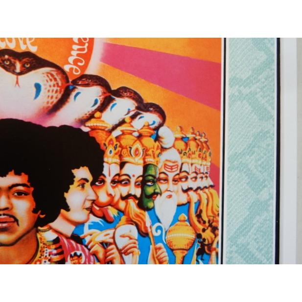 ジミ・ヘンドリックス/60s Rock Art/レコジャケ ポスター/額付/Jimi