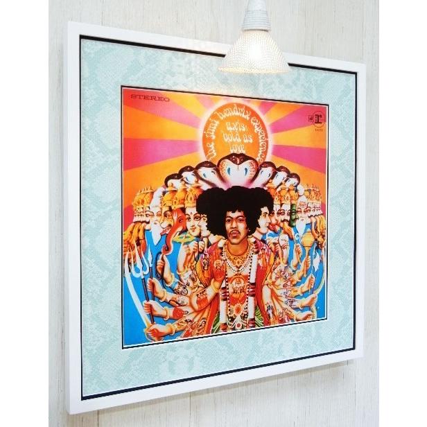 ジミ・ヘンドリックス/60s Rock Art/レコジャケ ポスター/額付/Jimi
