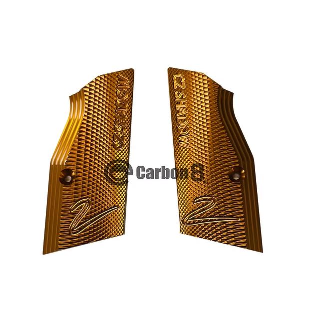 Carbon8 SHADOW-2専用 アルミニウム SHORTグリップ CZ SHADOW刻印