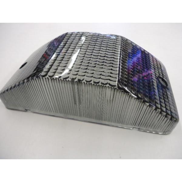 中間サイドランプ 用 ウロコ柄 バイザー 小糸ウィンカー（台形レンズ