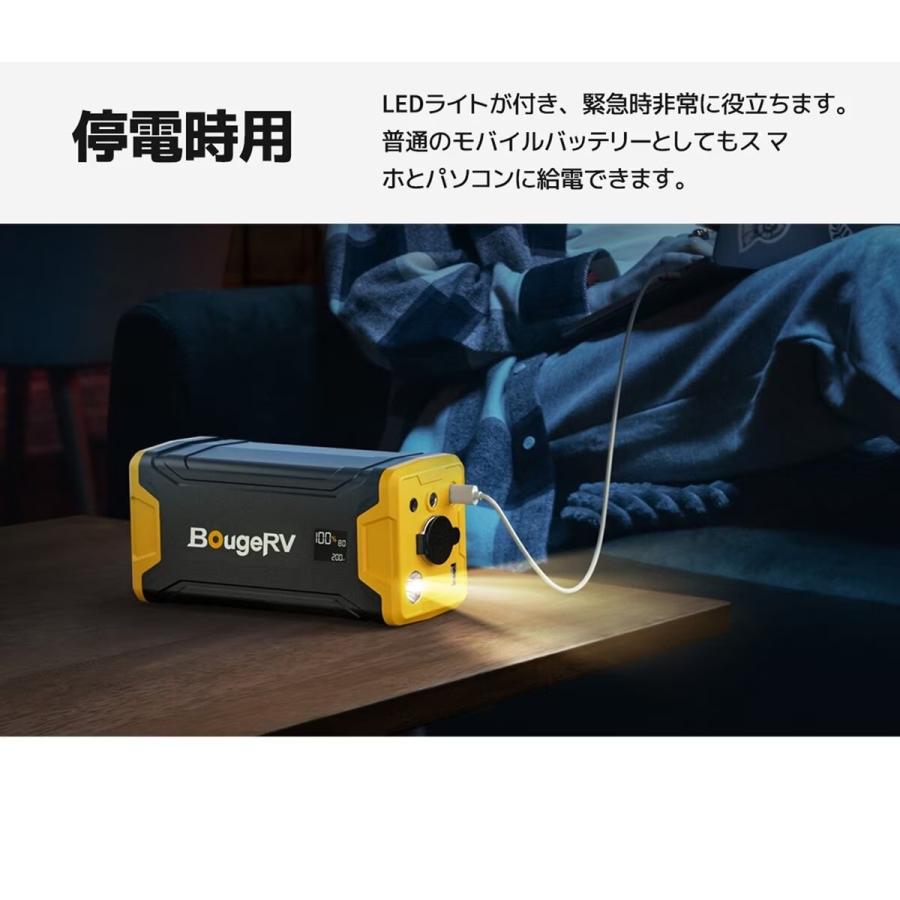BougeRV 車載冷蔵庫用ポータブルバッテリー 220W : GYY - 通販 - Yahoo