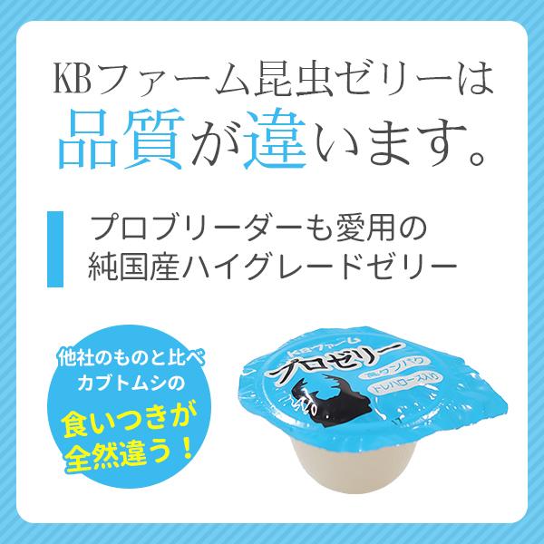 200個入り KBファーム プロゼリー 16g 昆虫ゼリー 昆虫 飼育 エサ 餌