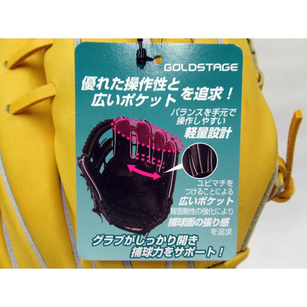 ゴールドステージ アシックス 硬式 グローブ 内野 刺繍 名入れ