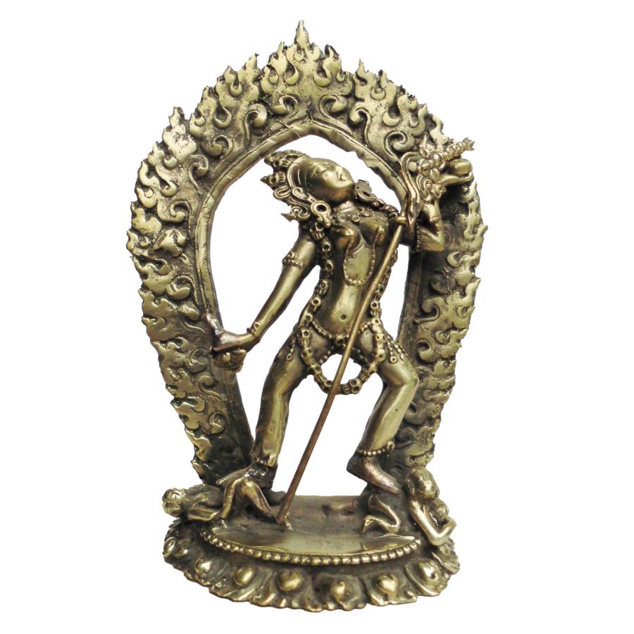 仏像 ネパール仏像 真鍮製 ダーキニー47 : アジア雑貨ビンゴ - 通販
