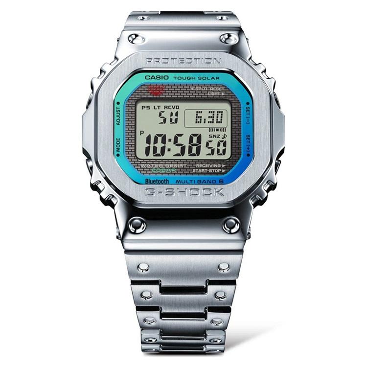 G-SHOCK gショック フルメタル ブルーグリーン スマホ連携 電波