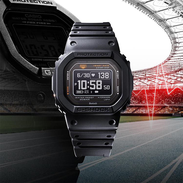 G-SQUAD G-SHOCK Gショック スポーツ スマホ連動 デジタル ブラック DW
