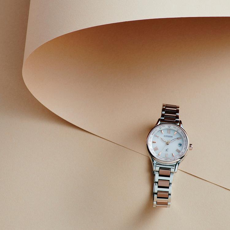 XC クロスシー xC EC1165-51W シチズン CITIZEN 電波ソーラー サクラ