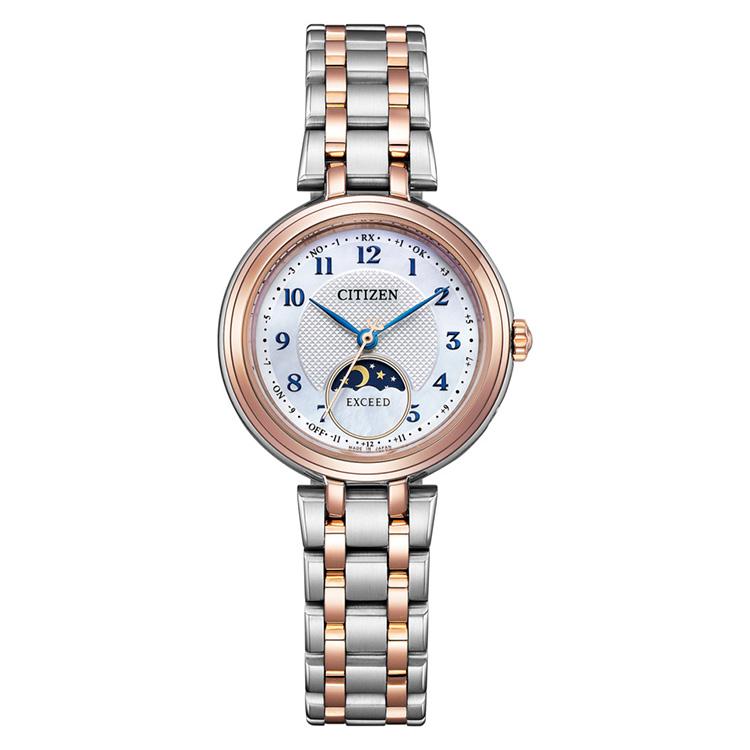 EXCEED(CITIZEN) エクシード EXCEED サン＆ムーン 電波ソーラー チタン