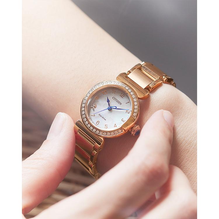 CITIZEN L シチズンエル スズラン エコドライブ ダイヤモンド ゴールド
