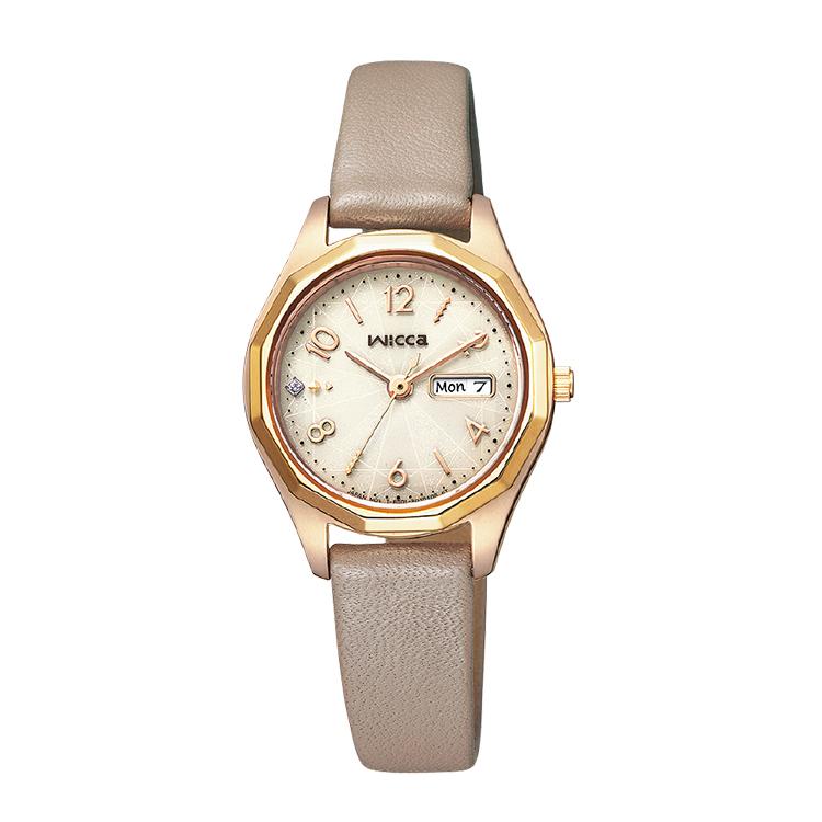 wicca（ウィッカ） ソーラーテック スワロフスキー レザーバンド