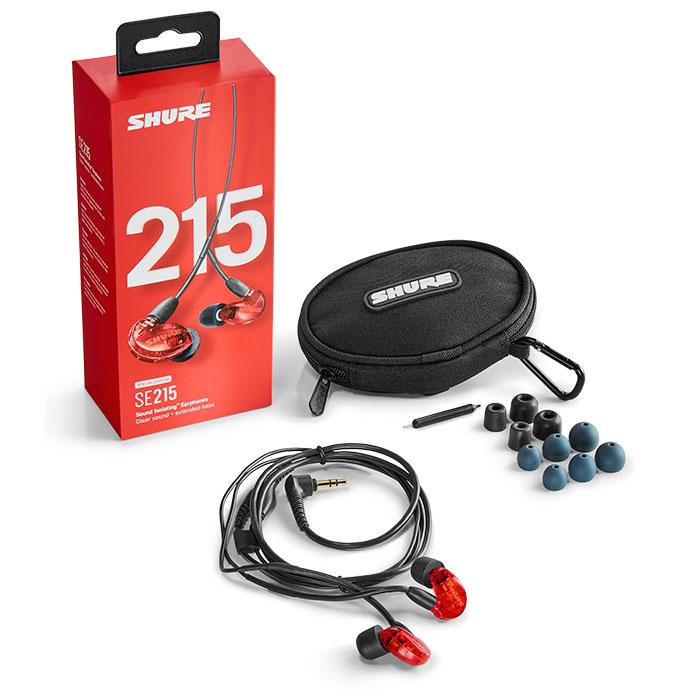 在庫限り) SHURE シュア SE215 Special Edition レッド 有線イヤホン
