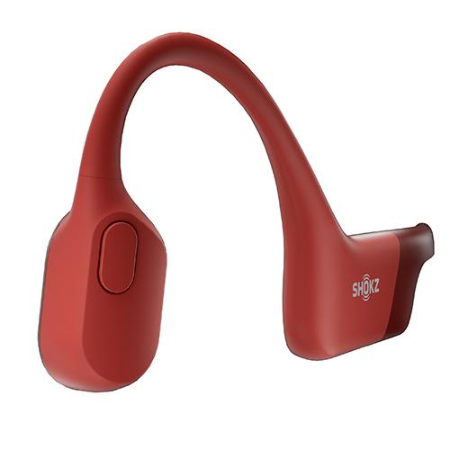 Shokz（ショックス） (在庫限り)Shokz OpenRun Red ワイヤレスイヤホン