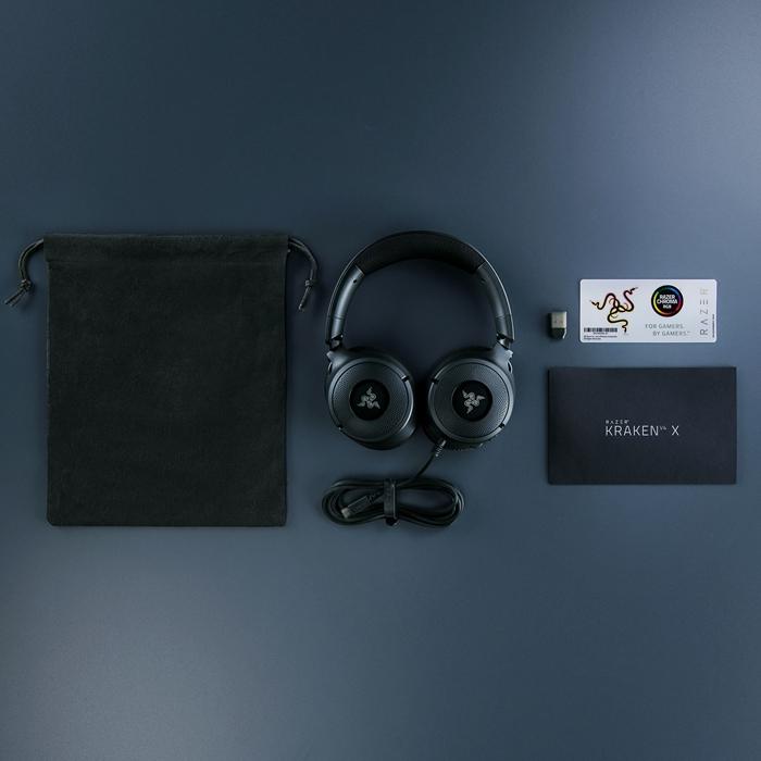 Razer Kraken V4 X ゲーミングヘッドセット ヘッドホン 有線 USB Type