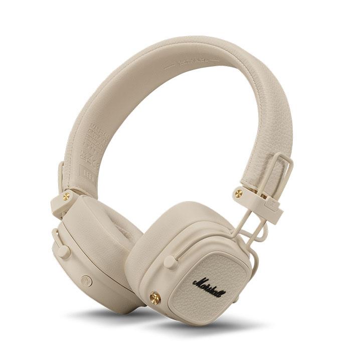 MAJOR Marshall Major V Cream ワイヤレスヘッドホン 折り畳み可能