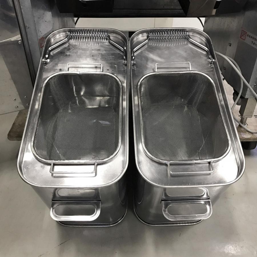 マルゼン（MARUZEN） 二槽フライヤー ※電気ガス両電源必要 MXF-076WB