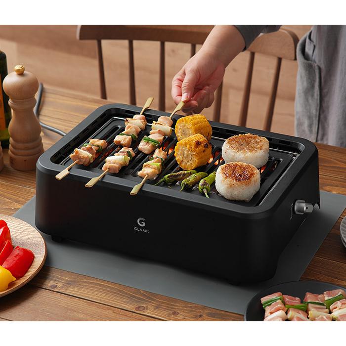 GLAMP. グランプ 超少煙グリル SG01 専用シリコーンマット付き ホット